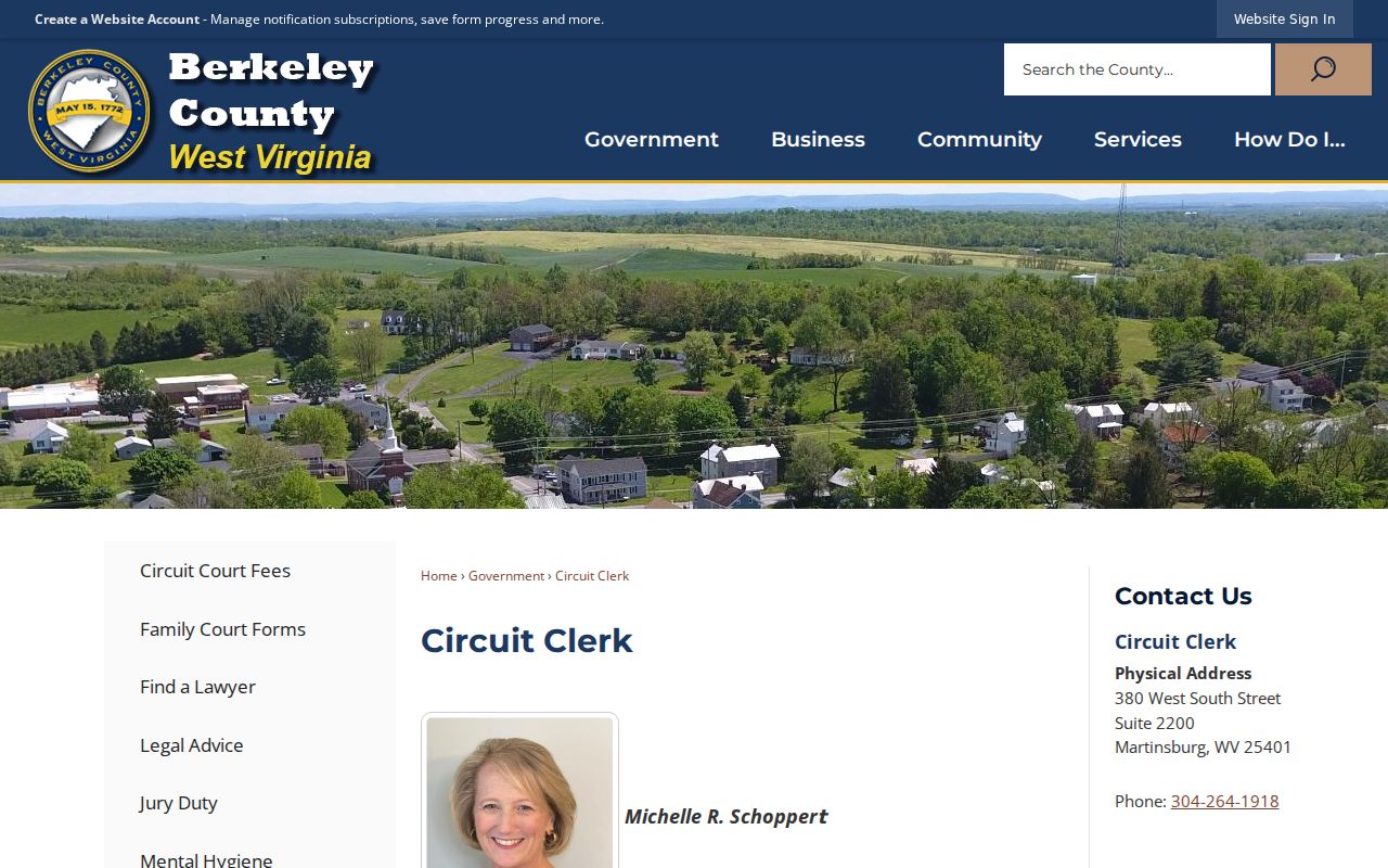 Berkeley County Circuit Clerk criminal case page