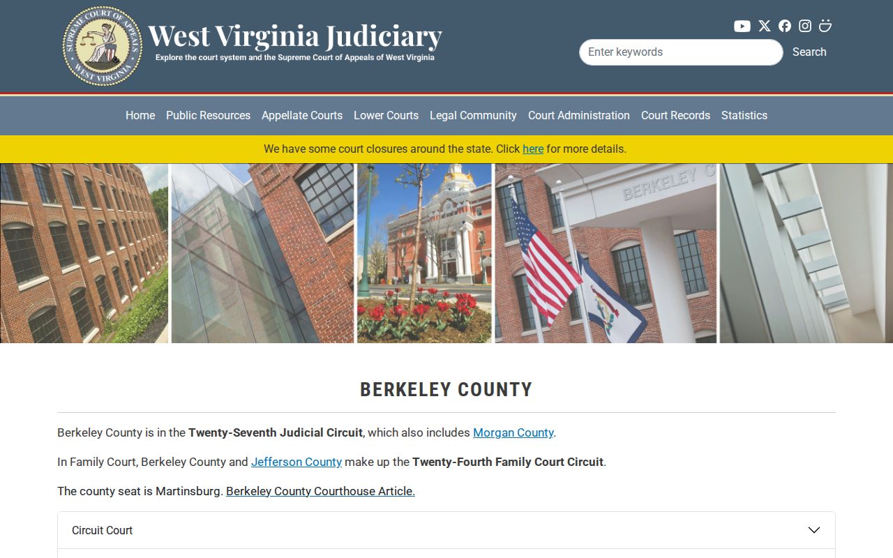Berkeley County criminal court contact roster